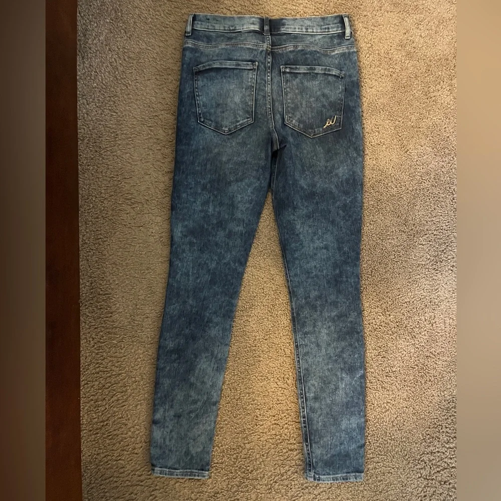 Express High Rise Denim Jeggings - Picture 3 of 4